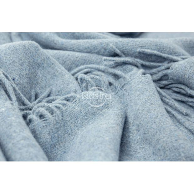 Woolen plaid MERINO-300 DOUBLE FACE-LIGHT BLUE
