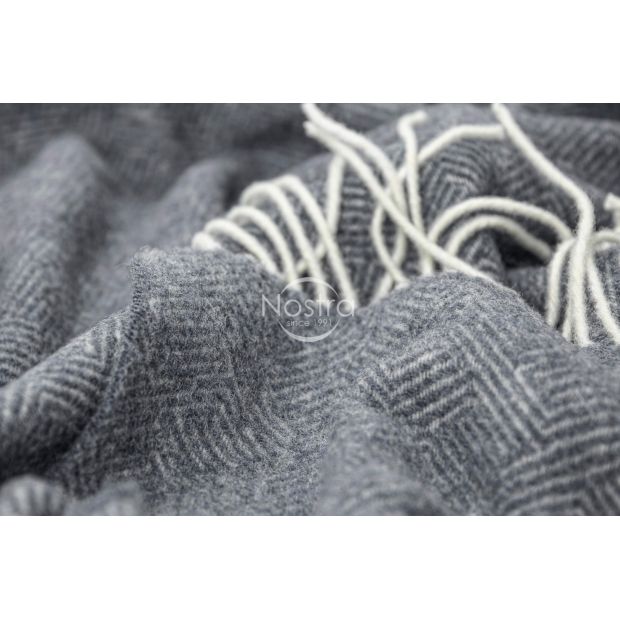 Woolen plaid MERINO-300 80-2060-DARK GREY 140x200 cm