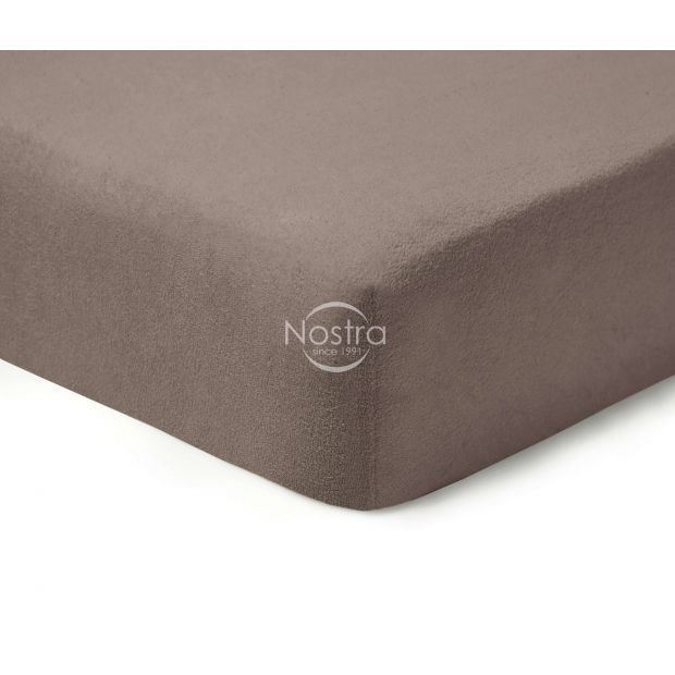 Fitted terry sheets TERRYBTL-CACAO 160x200 cm