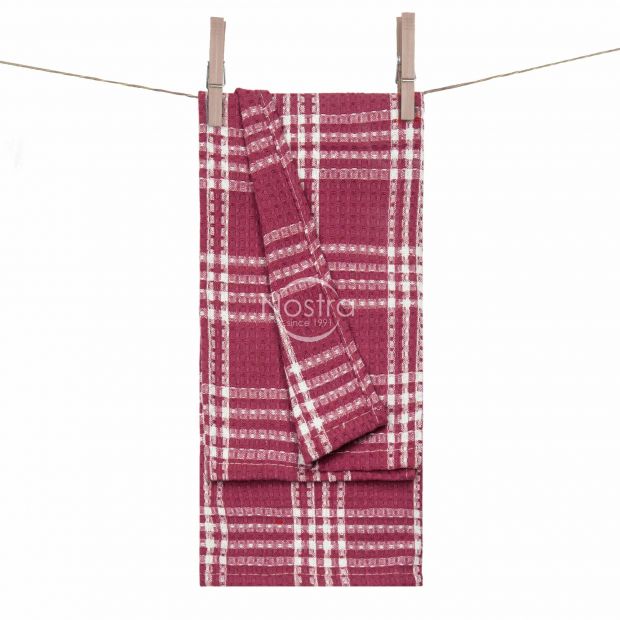 Kitchen towel WAFFLE-240 T0101-BORDO 50x70 cm