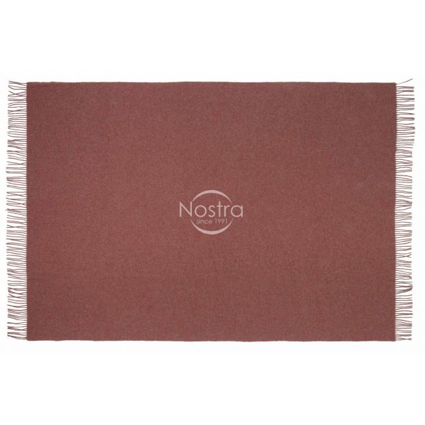 Woolen plaid MERINO-300 80-3257-TERRA BROWN