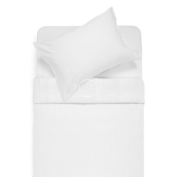 Sateen bedding set ALIETTE 00-0000-1 OPTIC WHITE MON PP 200x220, 50x70 cm