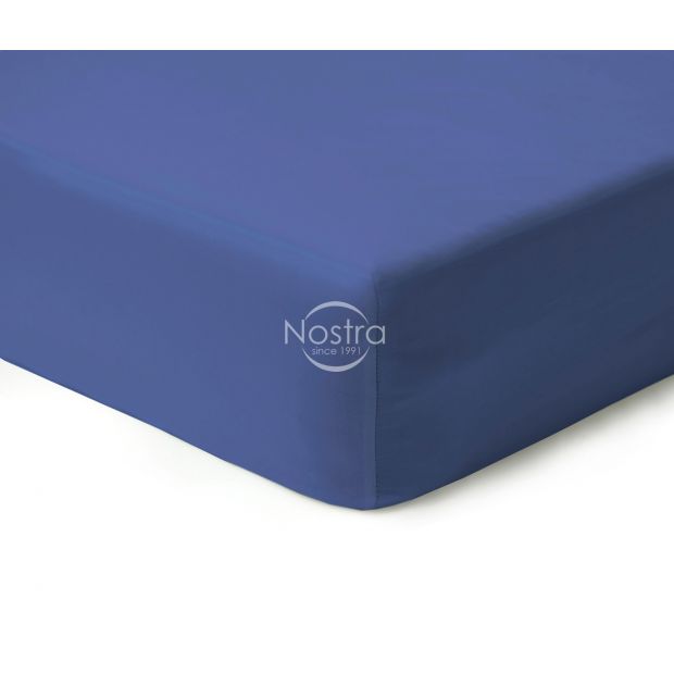 Fitted sateen sheets 00-0271-BLUE 120x200 cm