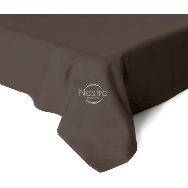 Flat sateen sheets 00-0211-CACAO 150x220 cm