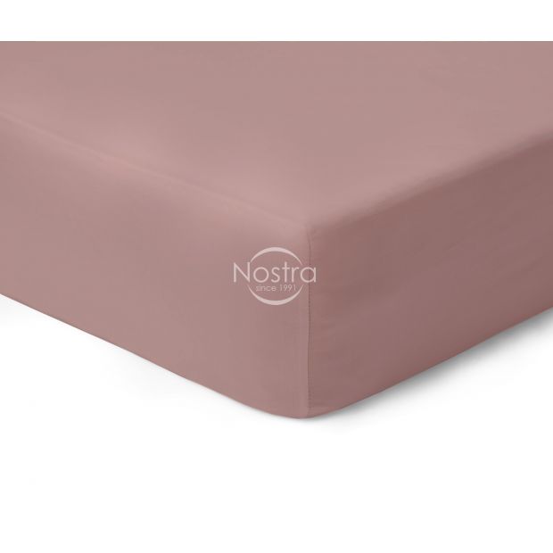 Fitted sateen sheets 00-0350-MAUVE 180x200 cm