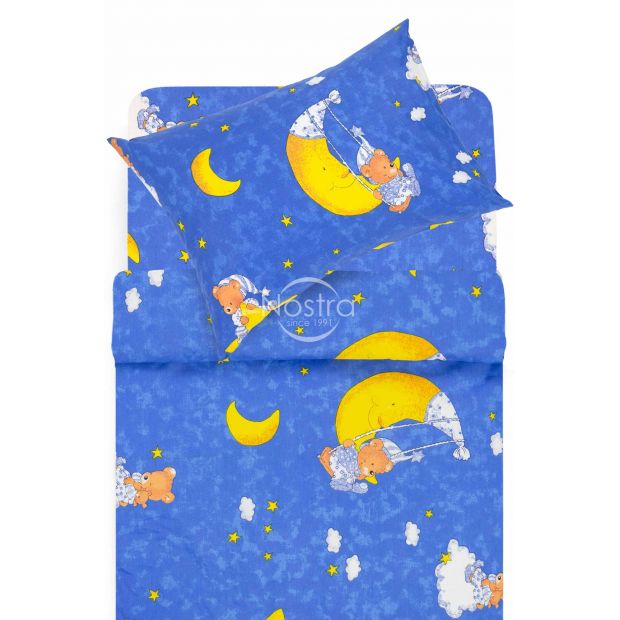 Bērnu katūna gultas veļa BLUE SKY 10-0008-BLUE