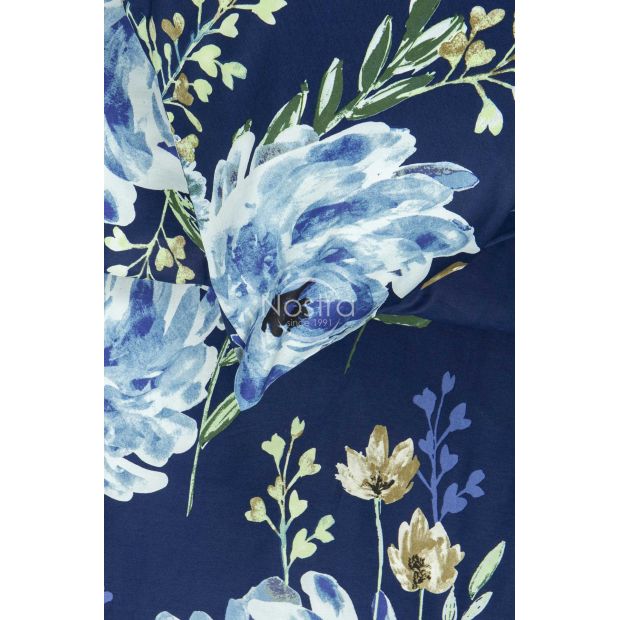 PREMIUM mako satīna gultas veļa CELINE 20-1541-BLUE 140x200, 70x70 cm