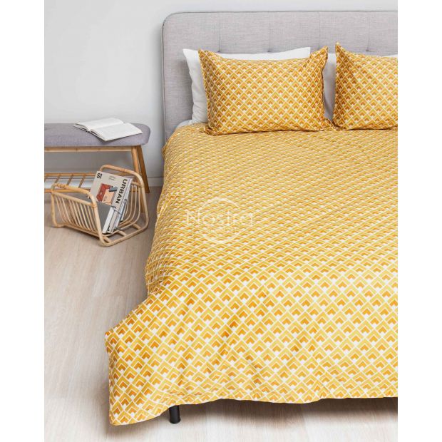 Sateen bedding set ABRI 30-0637-BEIGE 200x220, 50x70 cm