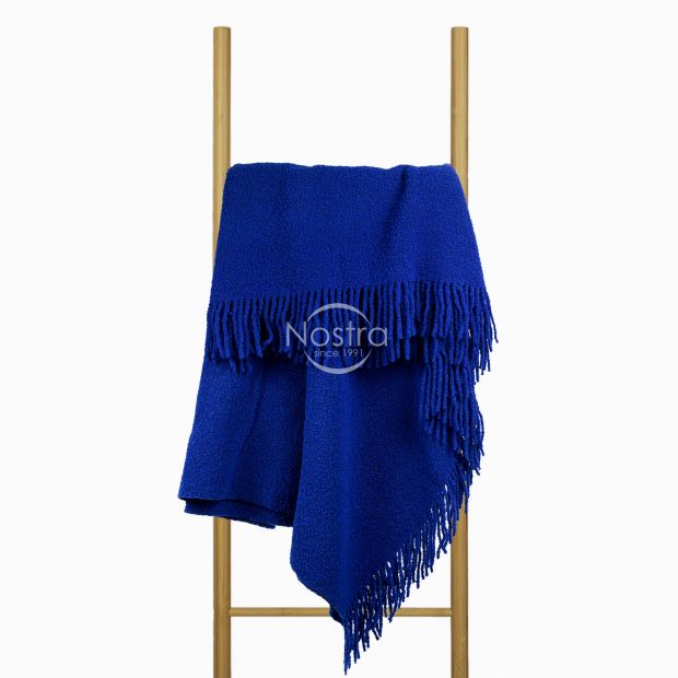 Woolen plaid BOUCLE-350 80-3321-ROYAL BLUE