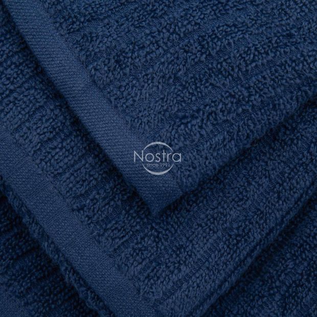 3 piece towel set 380 ZERO TWIST T0182-DENIM BLUE 30x50, 50x100, 70x140cm