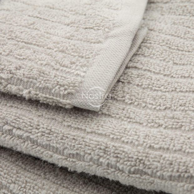 3 piece towel set 380 ZERO TWIST T0182-GREY SAND 30x50, 50x100, 70x140cm