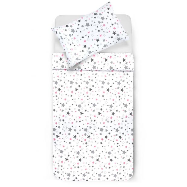 Детское постельное белье STARRY SKY 10-0475-WHITE PINK 140x200, 50x70 cm