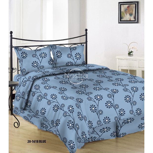 Satīna gultas veļa ADANA 20-1618-BLUE