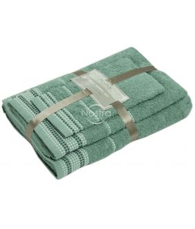 3 pieces towel set T0044 T0044-ICEBERG GREEN