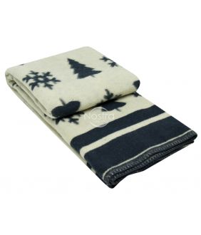 Шерстяное одеяло из мэриноса 80-3189-BLUE