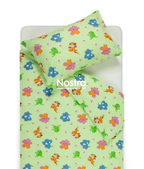 Children bedding set DANCING FRIENDS 10-0390-GREEN
