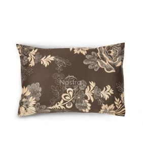 Sateen pillow cases with zipper 20-1301-BROWN/CACA