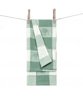 Kitchen towel WAFEL-240 T0103-GREEN