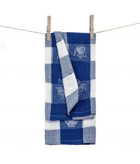 Kitchen towel WAFEL-240 T0103-ROYAL BLUE