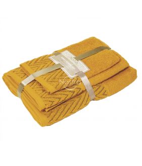 3 pieces towel set T0108 T0108-MUSTARD YELLOW