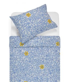 Flaneļa gultas veļa BETHANY 20-1549-BLUE