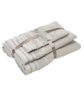 3 pieces towel set T0044 T0044-LINEN