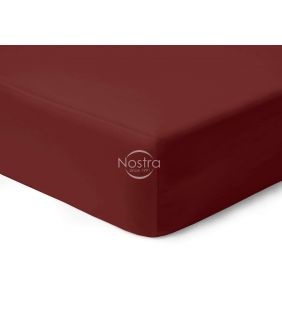 Fitted sateen sheets 00-0412-WINE RED