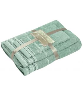 3 pieces towel set T0044 T0044-ICEBERG GREEN