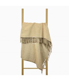 Woolen plaid MERINO-300 80-3137-CAMEL