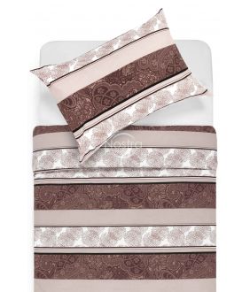 Polycotton bedding set ABSTRACT 40-0888-BROWN
