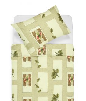 Polycotton bedding set ABSTRACT 40-0105-GREEN