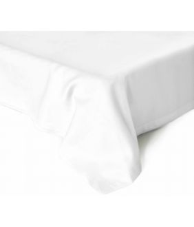 Flat sateen sheets 00-0000-OPT.WHITE
