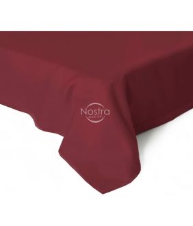 Flat sateen sheets 00-0412-WINE RED