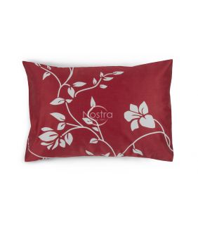 Sateen pillow cases with zipper 20-1385-WINE RED