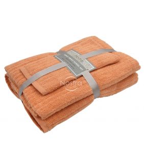 3 piece towel set 380 ZERO TWIST T0182-MELON