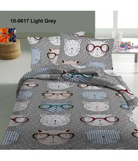 Bērnu katūna gultas veļa SMART CATS 10-0617-LIGHT GREY