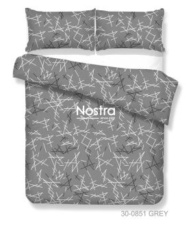 Polycotton bedding set GEOMETRY 30-0851-GREY 30-0851-GREY