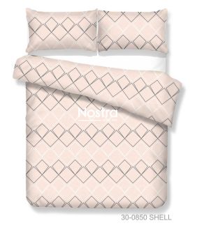Polycotton bedding set GEOMETRY 30-0850-SHELL 30-0850-SHELL