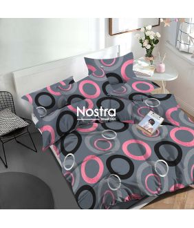 Polycotton bedding set GEOMETRY 30-0842-PINK 30-0842-PINK