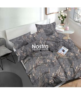 Polycotton bedding set ABSTRACT 40-1588/40-1589-GREY 40-1588/40-1589-GREY