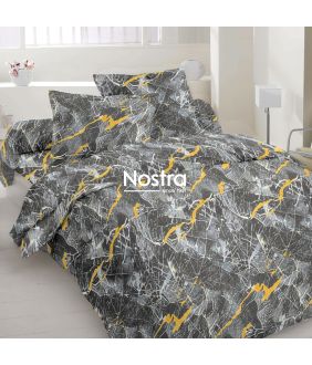 Polycotton bedding set ABSTRACT 40-1604-DARK GREY 40-1604-DARK GREY