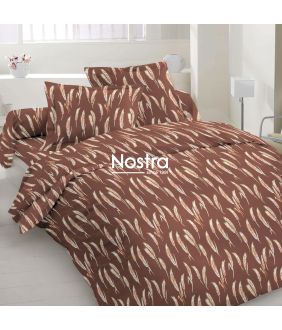 Polycotton bedding set ABSTRACT 40-1605-BROWN 40-1605-BROWN