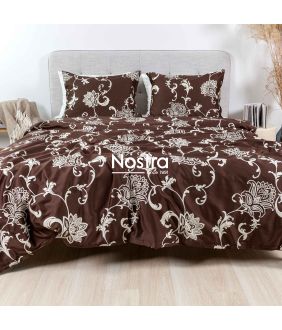 Sateen bedding set AVA 20-1448-CACAO 20-1448-CACAO