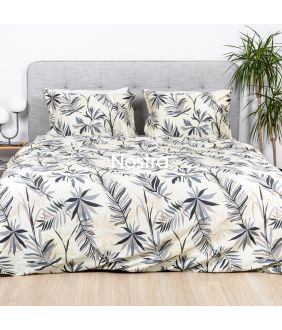 Sateen bedding set ALEJANDRA 40-1519-GREY 40-1519-GREY