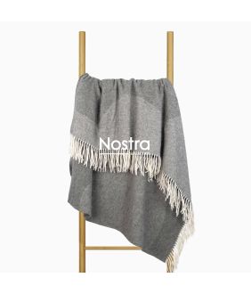Woolen plaid MERINO-270 80-3383-GREY 80-3383-GREY