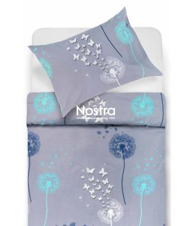 Polycotton bedding set FLOWERS 20-0692-GREY 20-0692-GREY