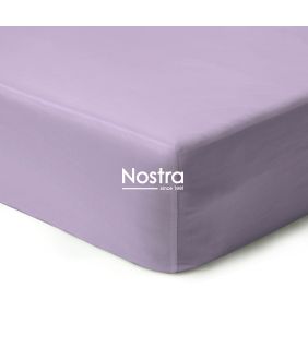 Сатиновая простынь на резинке 00-0033-SOFT LILAC