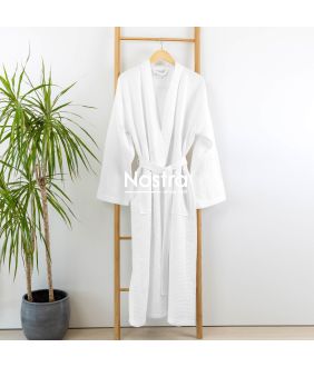Халат BATHROBE WAFFLE CVC-210 210 BATHROBE KIMONO-OPTIC WHITE 210 BATHROBE KIMONO-OPTIC WHITE