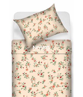 Polycotton bedding set FLOWERS 20-1893-RED 20-1893-RED
