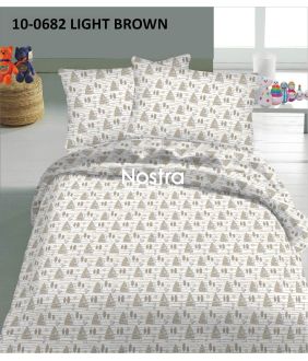 Children bedding set FOREST ANIMALS 10-0682-LIGHT BROWN